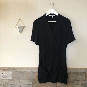 & Other Stories black asymmetrical dress size S/36/US 6